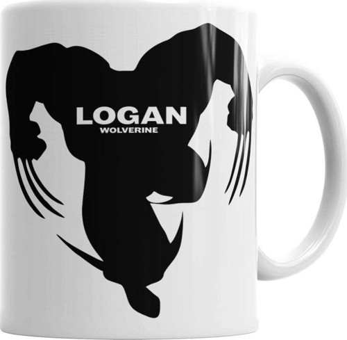 Wolverine Logan Kupa Bardak Porselen