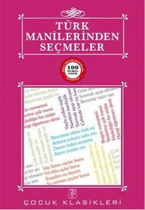 Türk Manilerinden Seçmeler - E-Kitap