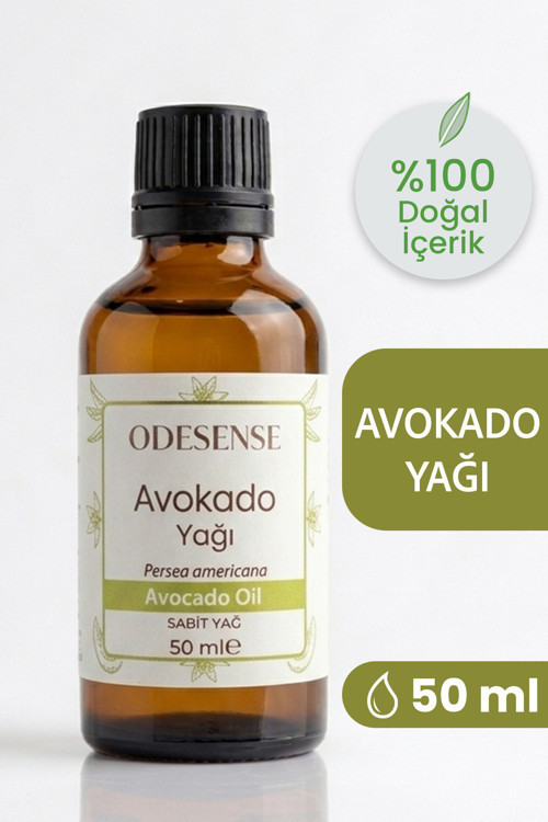 Avokado Yağı 50 ml Soğuk Sıkım %100 Doğal Ve Saf Cilt Ve Saç Bakım Yağı Katkısız