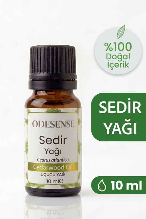 Sedir Uçucu Yağı 10 ml %100 Doğal Ve Saf Içerik Damlalıklı Kapaklı Şişe Katkısız İçerik
