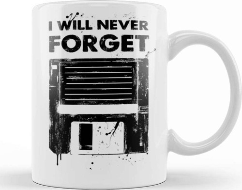 Never Forget Kupa Bardak Porselen