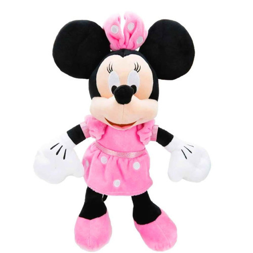 SEÇTİM ALDIM MİNNİE PDP2001279 PELÜŞ PEMBE ELBİSELİ M2 36 CM