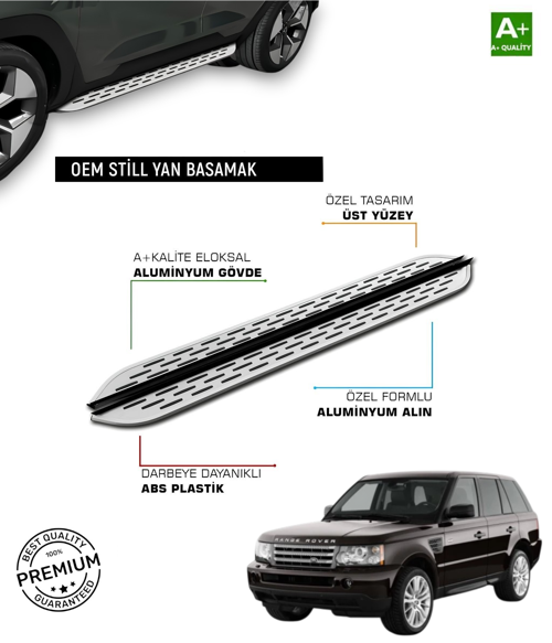 RANGE ROVER SPORT 2005 2006 2007 2008 2009 2010 2011 2012 2013 ARACA ÖZEL YAN BASAMAK