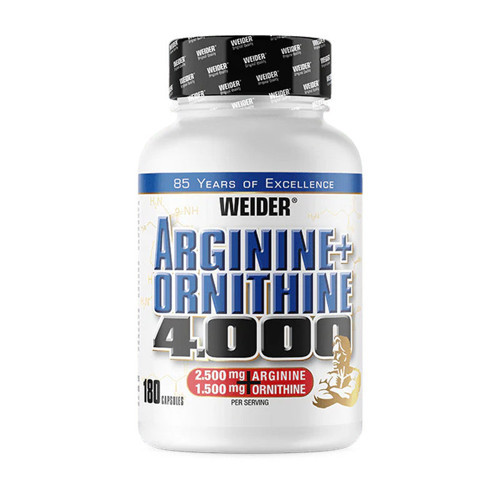 Arginine Plus Ornithine 4.000 – 180 caps