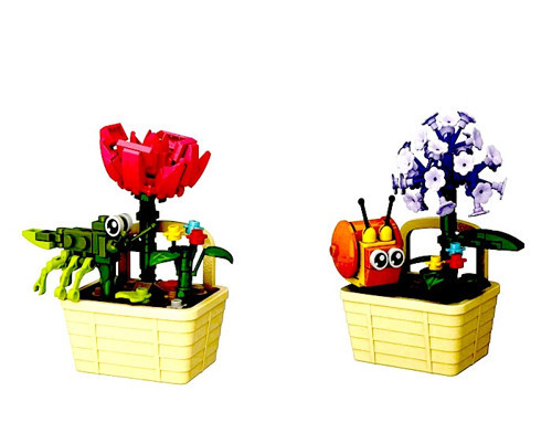 Prestij Çiçek Lego 90 Parça Seri Büyük Farklı Model - 1 adet