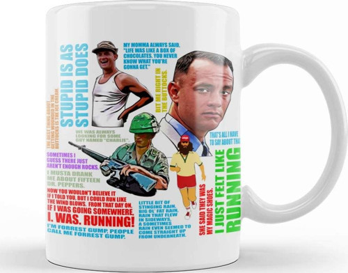 Forrest Gump Quotes Kupa Bardak Porselen