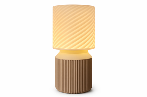 Modern Minimalist Masa Lambası 💡 | Dekoratif Gece Lambası | Sert Plastik Gövde | Şık Tasarım