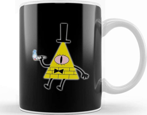 Blazing Bill Cipher Kupa Bardak Porselen
