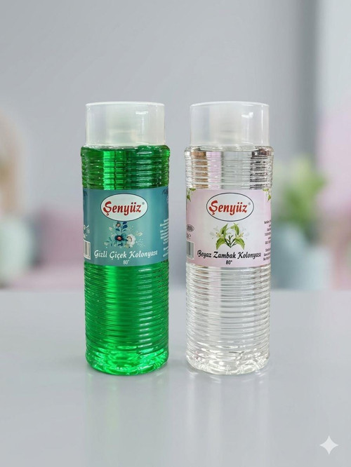 Beyaz Zambak ve Gizli Çiçek Kolonyası 400 ml 2'li set