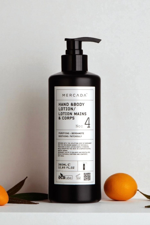 Siyah No 4 Purifying and Soothing Hand & Body Lotion 380 ml – Bergamot ve Patçuli Özlü El ve Vücut Losyonu