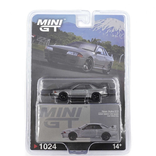 1/64 Nissan Skyline GT-R NISMO BNR32 CRS Version Dark Metal Gray MGT01024-BL