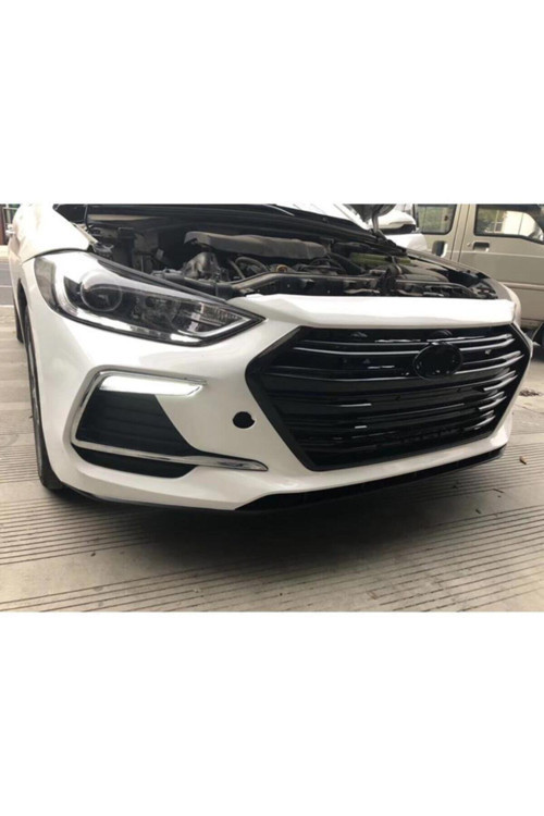 Hyundai Elantra Için Uyumlu Rs Ön Tampon Ve Panjur Seti 2016-2018