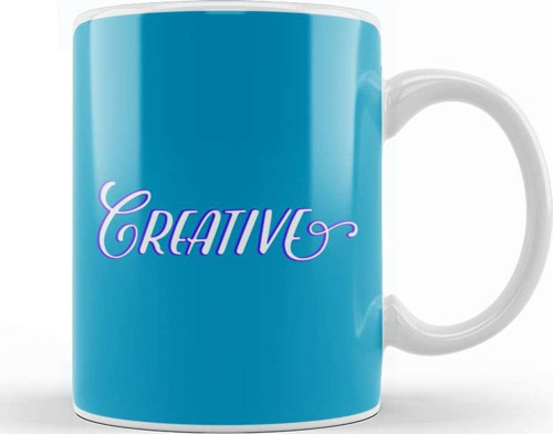 Creative Slogan Kupa Bardak Porselen