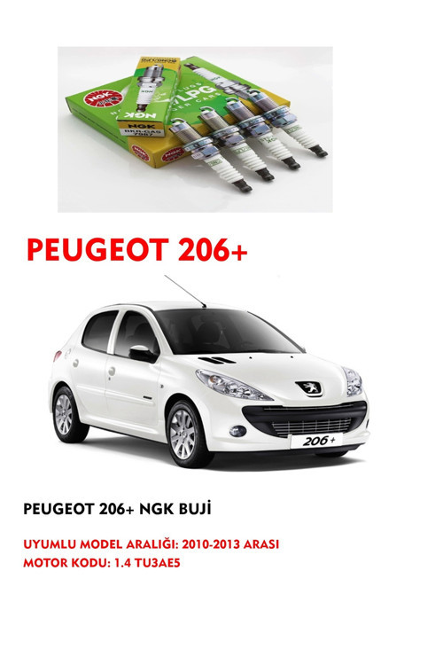 Peugeot 206+ 2010 Model 1.4 I Tu3ae5 Motor Buji