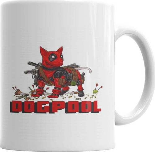 Dogdevil Pug Köpek Kupa Bardak Porselen