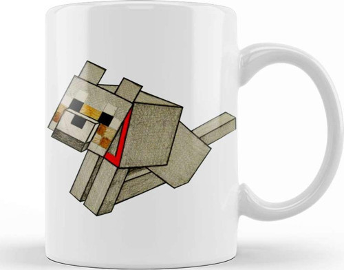 Minecraft Puppy Kupa Bardak Porselen