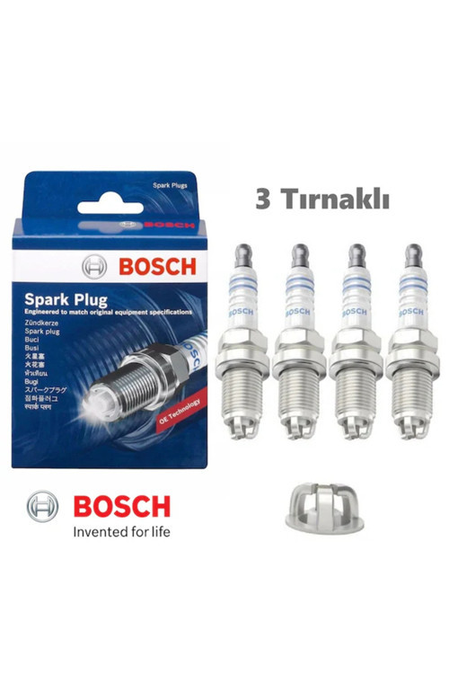 RENAULT SYMBOL 1.4 4'lü Buji Takımı 3 Tırnak 2009 2010 2011 2012 2013 2014 UYUMLU