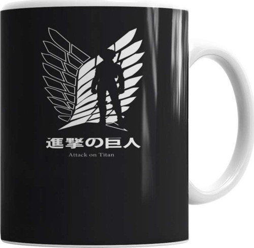 Attack On Titan 05 Kupa Bardak Porselen