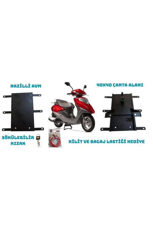CEO 110 VE 125 KIZAKLI KURYE PAKET ÇANTA DEMİRİ