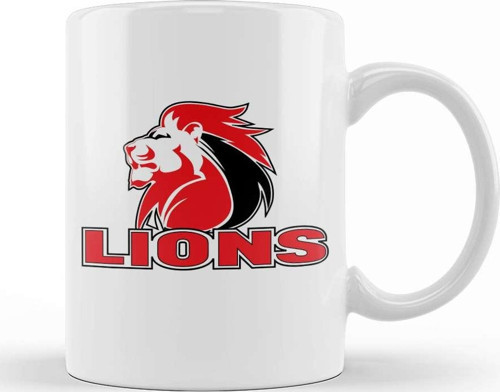 Lions Primary Logo Kupa Bardak Porselen
