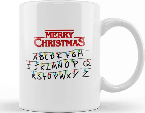 Stranger Christmas Kupa Bardak Porselen