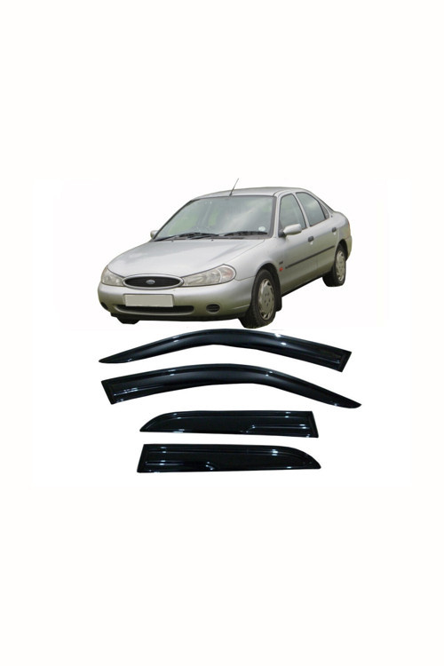 Ford Mondeo 1997-2001 Parlak Siyah Cam Rüzgarlığı 4 Parça