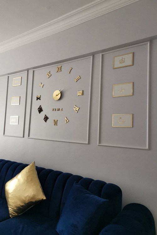 Dekoratif Boyanabilir Hazır Kesimli Duvar Çıtası 2,5 Cm