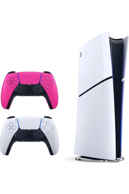 Playstation 5 Slim Digital 825 GB + 2. Pembe Dualsense İthalatçı Garantili