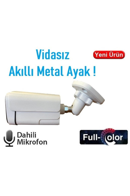 EZ-2315IPS 5MP 3.6MM FULLCOLOR SESLİ METAL POE IP BULLET KAMERA