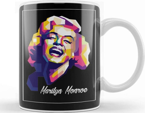 Marilyn Moonroe Kupa Bardak Porselen