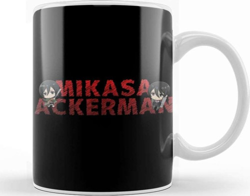 Mikasa Ackerman Kupa Bardak Porselen