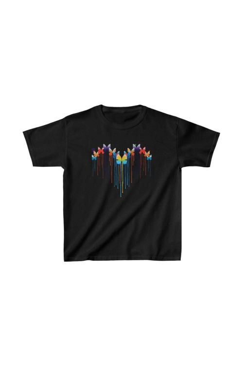 beybunn Çocuk Unisex Baskılı T-Shirt - Siyah
