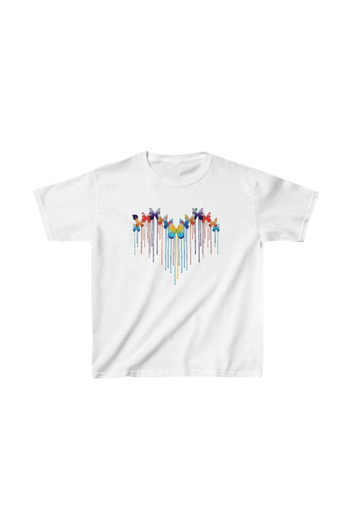 beybunn Çocuk Unisex Baskılı T-Shirt - Beyaz
