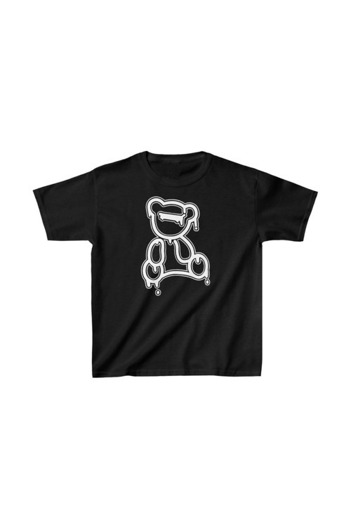 beybunn Çocuk Unisex Baskılı T-Shirt - Siyah