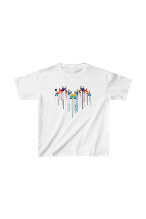 beybunn Çocuk Unisex Baskılı T-Shirt - Beyaz