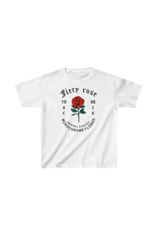 beybunn Çocuk Unisex Baskılı T-Shirt - Beyaz