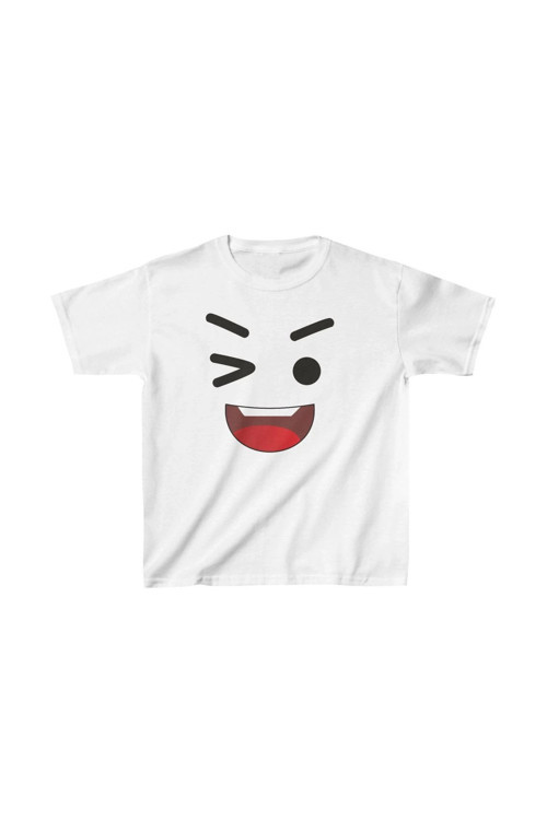Unisex Çocuk Baskılı T-Shirt - Beyaz