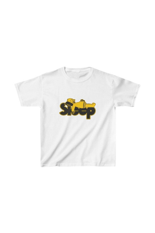 beybunn Unisex Çocuk Baskılı T-Shirt - Beyaz