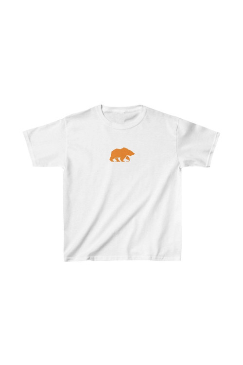 beybunn Unisex Çocuk Baskılı T-Shirt - Beyaz