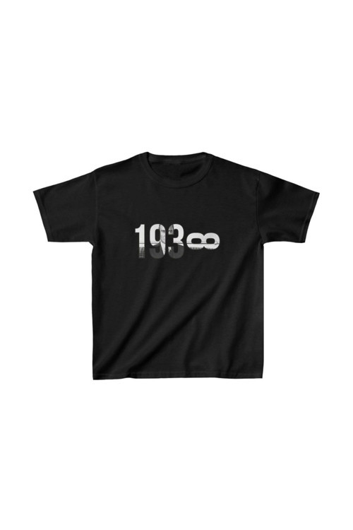 beybunn Unisex Çocuk Baskılı T-Shirt - Siyah