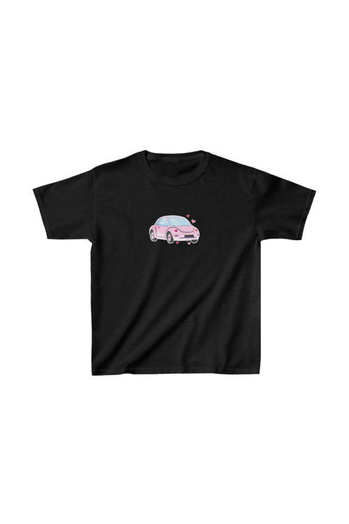 beybunn Unisex Çocuk Baskılı T-Shirt - Siyah