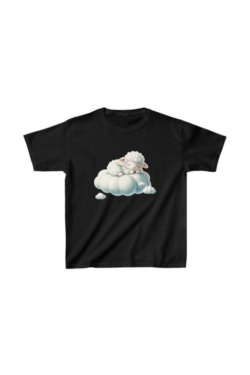 beybunn Unisex Çocuk Baskılı T-Shirt - Siyah