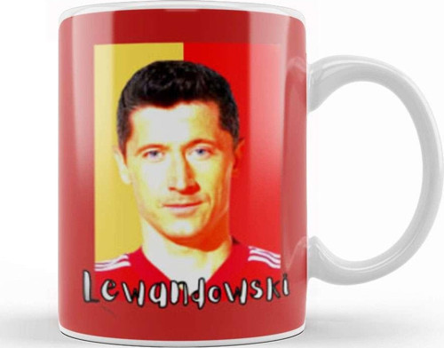 Robert Lewandowski Kupa Bardak Porselen