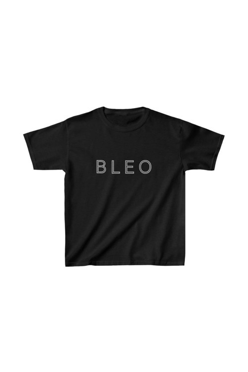 beybunn Unisex Çocuk Baskılı T-Shirt - Siyah