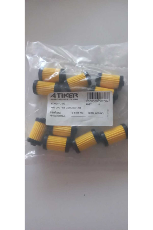 Gaz Kesici Filtre Eski Tip 10 Adet/gaz Kesici Iç Filtresi /orjinal Atiker
