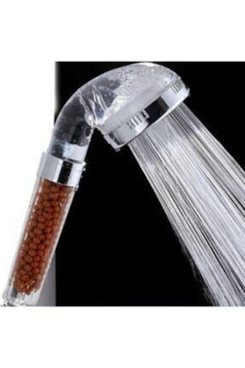 Su Tasarruflu Banyo Duş Başlığı Kokulu Boncuklu Arıtmalı Başlık Basınçlı