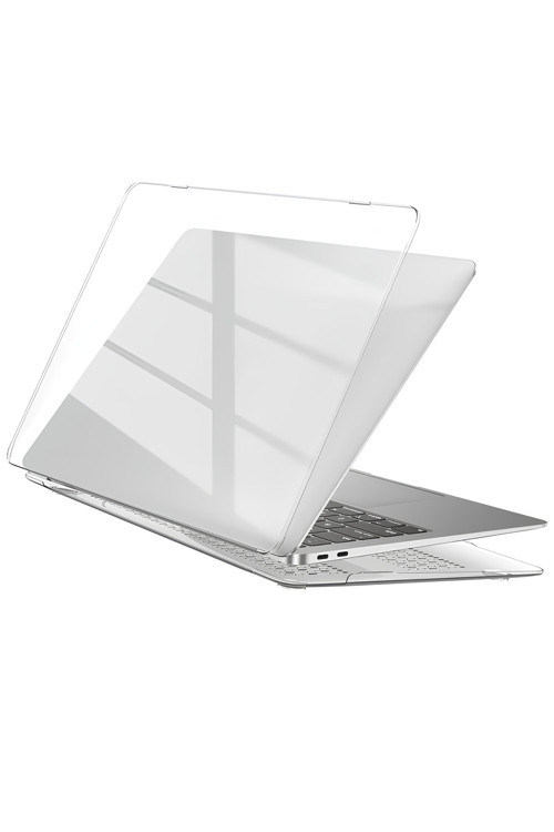 Apple Macbook Air 13 M1 Çip 2020 Kılıf A2337 - A1932 - A2179 Şeffaf Transparan Koruyucu Kapak Kılıf