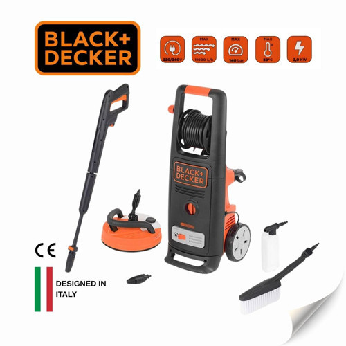 Black & Decker BXPW2000PE Basınçlı Yıkama Makinesi 140 Bar 2000 W