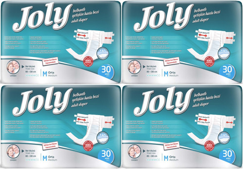 Joly Yetişkin Bezi Bel Bantlı M - Orta - Medium 120 Adet