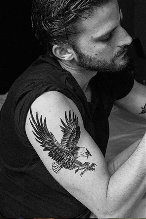 Büyük Boy Kartal Geçici Dövme